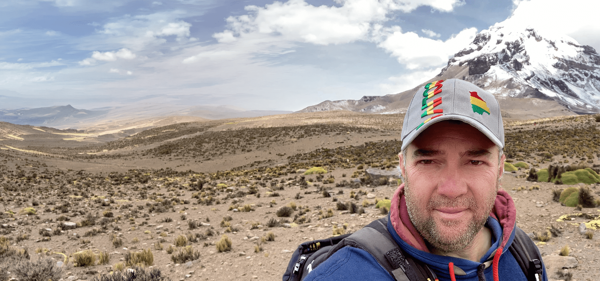 Eduardo R. Viglioni en el Sajama